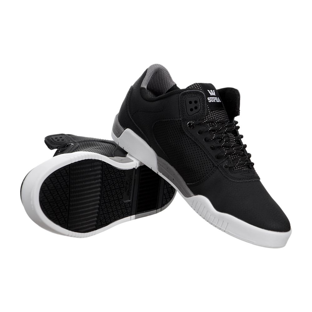 Baskets Basses Supra Ellington Noir Black/Grey-White Homme | PSG-31073066